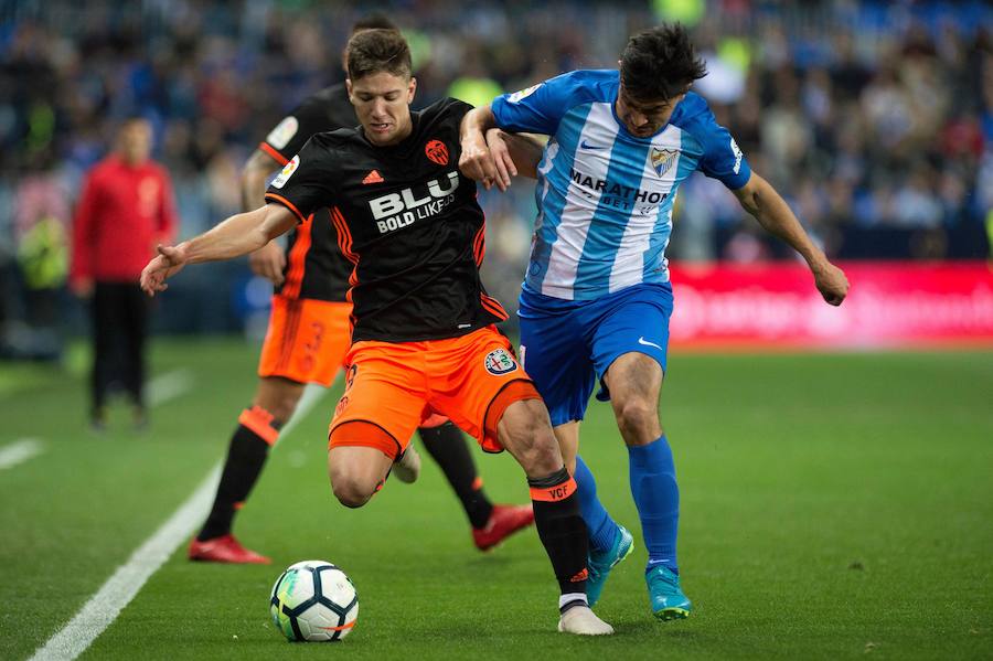 Estas son las imágenes que deja el partido de Liga en la Rosaleda