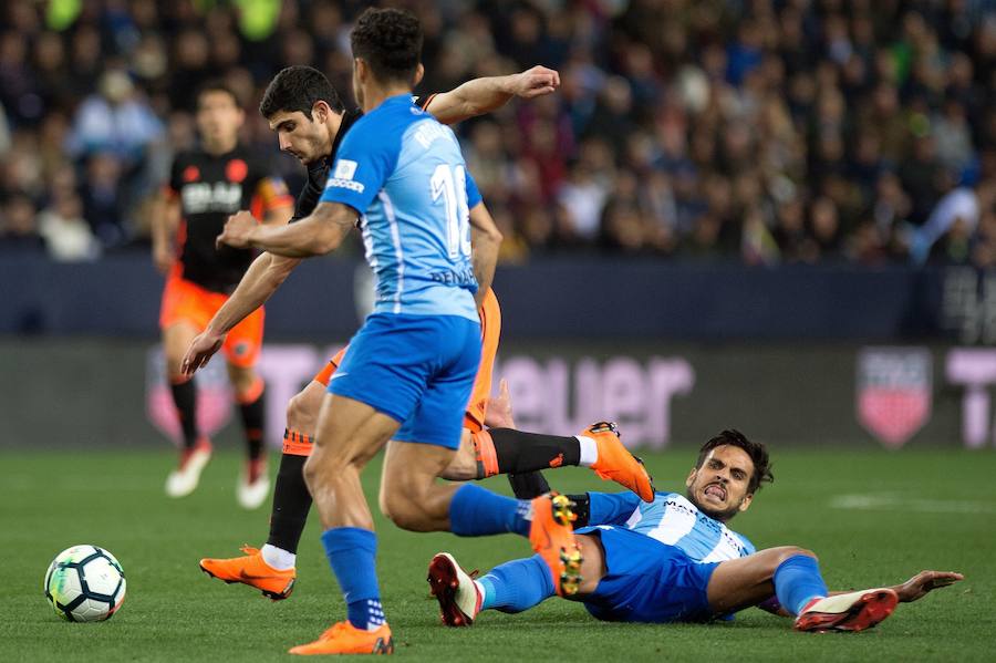 Estas son las imágenes que deja el partido de Liga en la Rosaleda