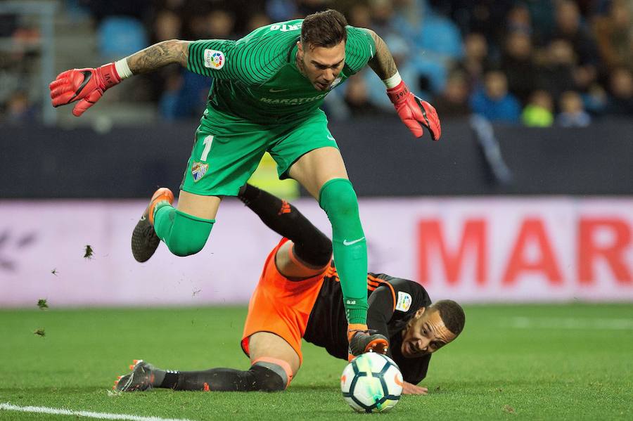 Estas son las imágenes que deja el partido de Liga en la Rosaleda