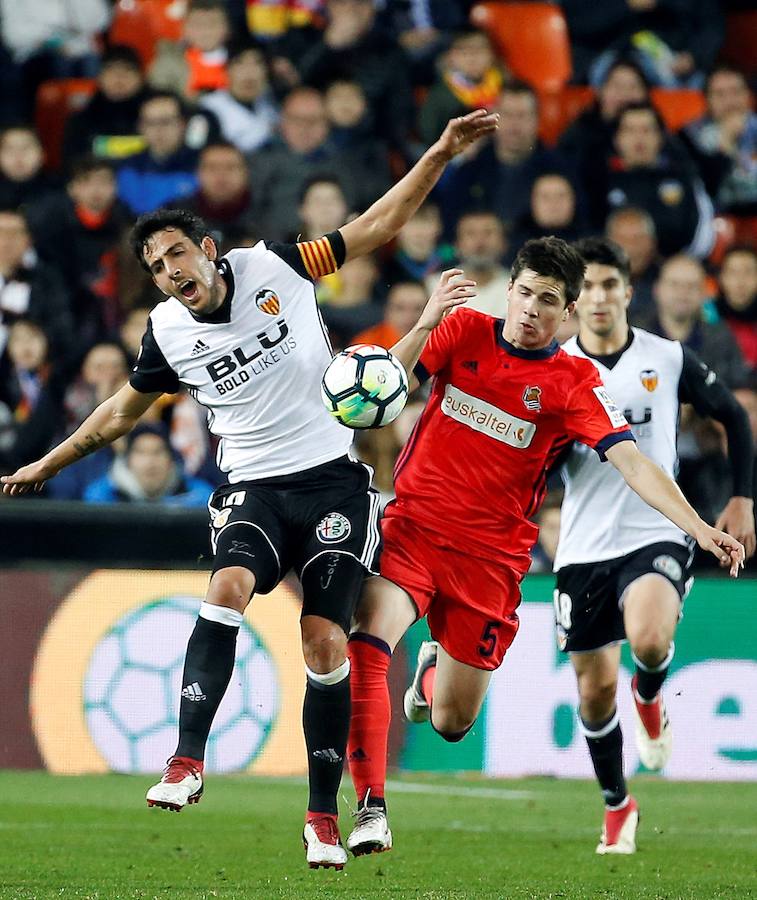 Estas son las imágenes que deja el partido de la jornada 25 en Mestalla