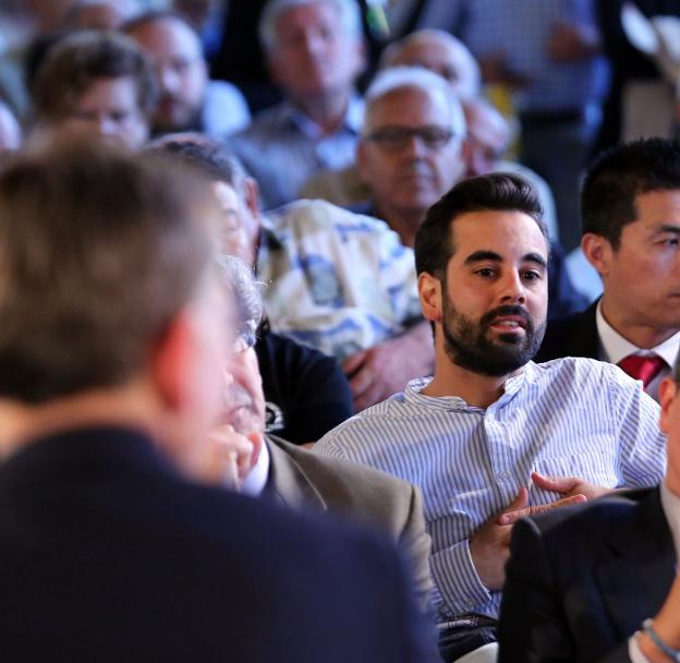 José Muñoz, en el congreso de los socialistas en Elche. 