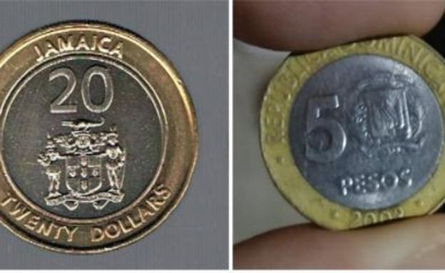 Timo de falsas monedas de uno y dos euros