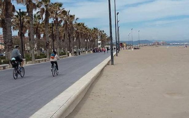 Un menor agrede sexualmente a una corredora en el paseo marítimo de Valencia