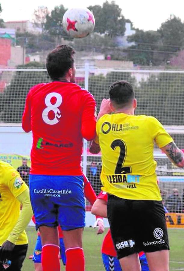 El Saguntino, en un partido de esta temporada. 