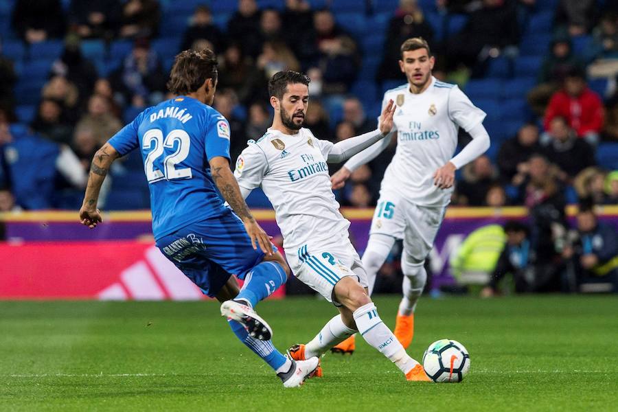 Los blancos apenas tuvieron desgaste para París ante el Getafe (3-1), ya que jugaron casi toda la segunda parte contra diez.