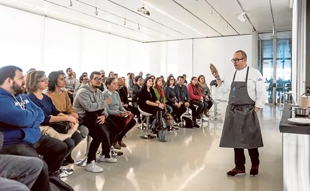 Vicente Patiño, durante la masterclass. 