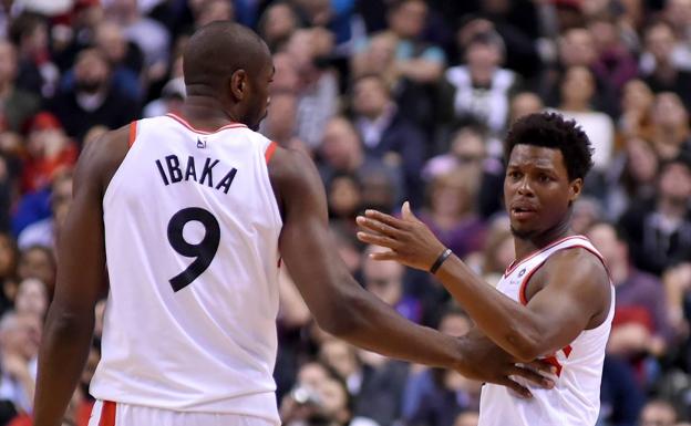 Serge Ibaka, durante el partido. 