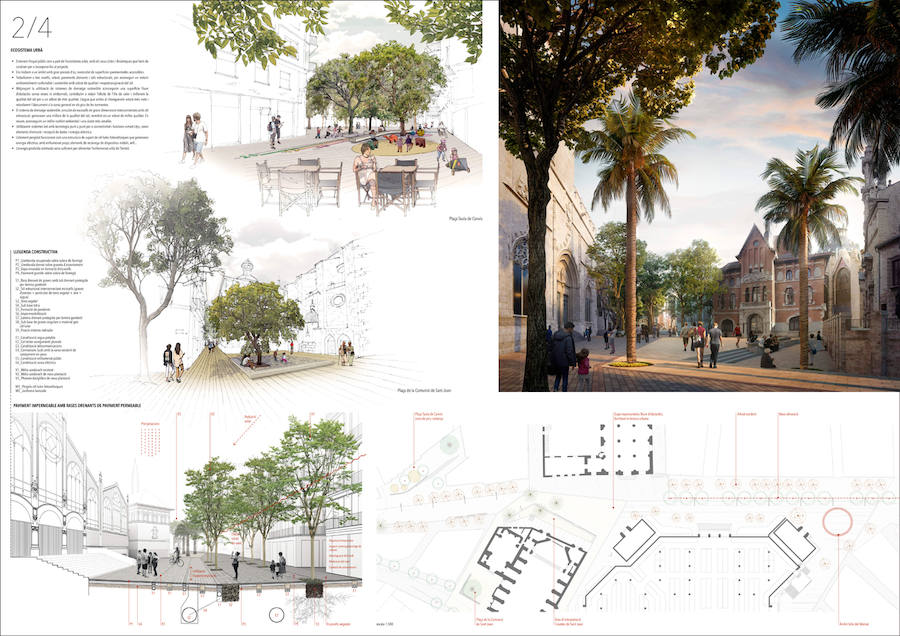 Fotos: &#039;Confluencia&#039;, proyecto de reurbanización de la plaza de Brujas, Mercado Central y Lonja de Valencia de las arquitectas Quintana y Peñín