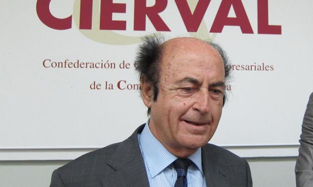 El ex dirigente patronal Rafael Montero, en la sede de la extinta Cierval. 