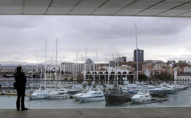 Una vista de La Marina de Valencia.