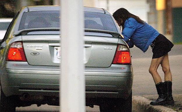 Imagen de una prostituta. 