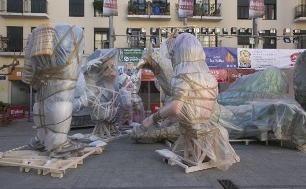 Plantà de las Fallas 2018 de la sección Especial