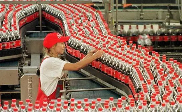 Planta embotelladora de Coca-Cola.