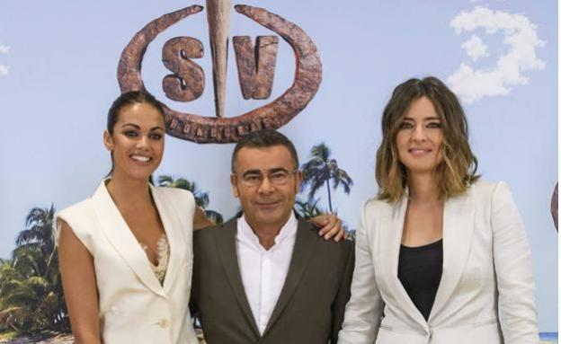 Lara Álvarez, Jorge Javier Vázquez y Sandra Barneda, presentadores de Supervivientes 2018, que empieza la semana que viene.