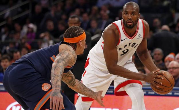 Serge Ibaka, durante el partido. 