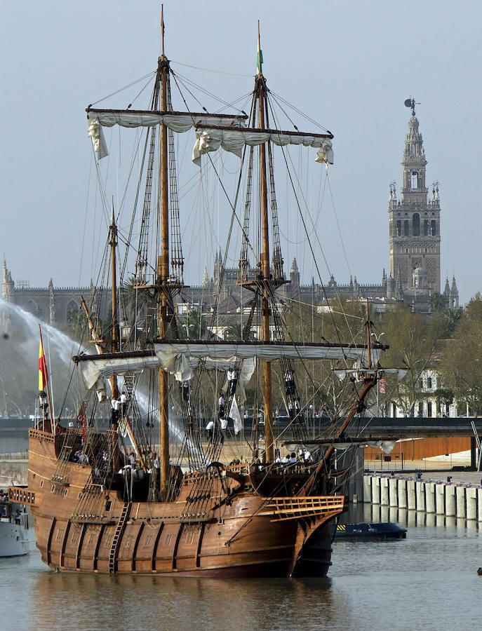 El galeón Andalucía llega este jueves 15 de marzo a Valencia. Tiene previsto atracar frente al Veles e Vents-La Marina de Valencia y podrá ser visitado por el público valenciano hasta el día 19, de 10 a 19 horas. La entrada costará 6 euros para adultos y 3 para niños de entre 5 y 10 años.