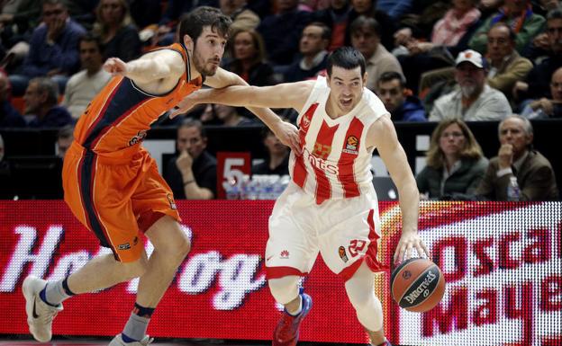 Valencia Basket-Estrella Roja de la primera vuelta.