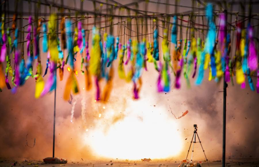 Fotos: Fotos de la impresionante mascletà de hoy, disparada por la pirotecnia Aitana