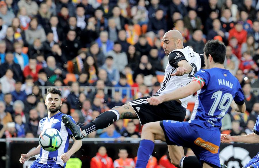 Estas son las imágenes que deja el partido de la jornada 29 de Liga en Mestalla