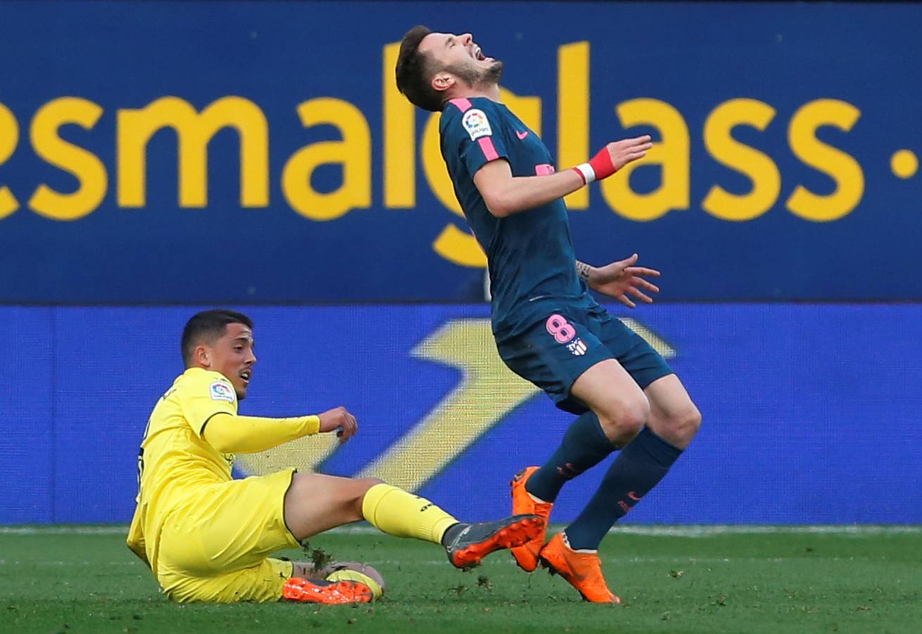 Las mejores imágenes del aprtido de la 29ª jornada entre el Villarreal y el Atlético, en el estadio de La Cerámica. 