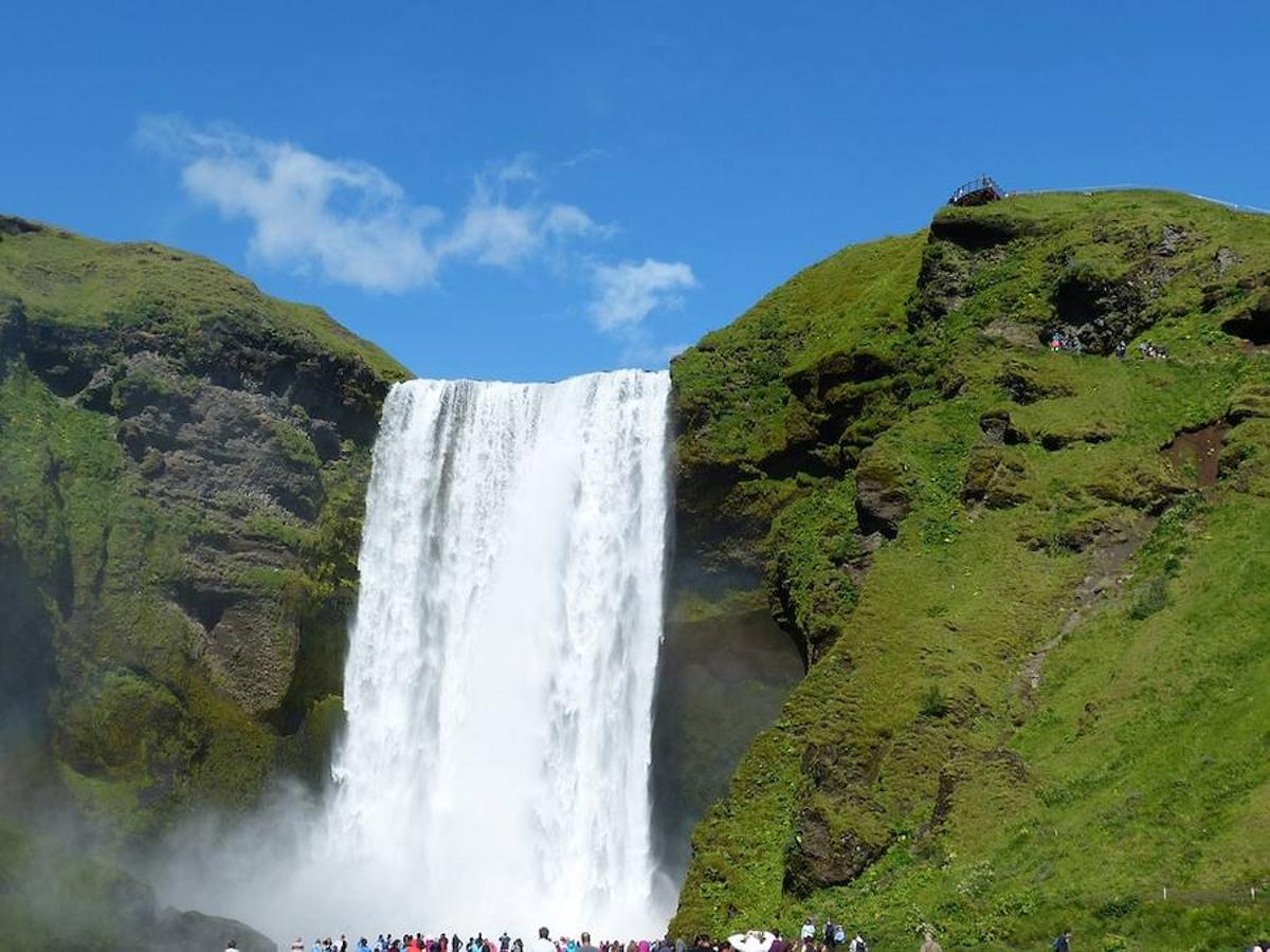 Cascada de Skógafoss, Islandia