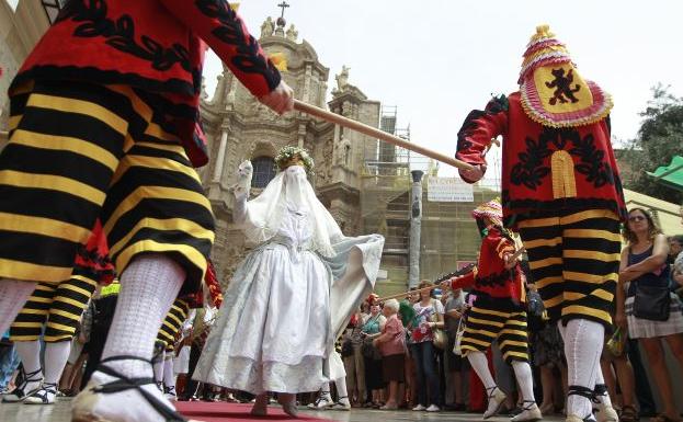 Cabalgata del Convite del Corpus Christi de la ciudad de Valencia.