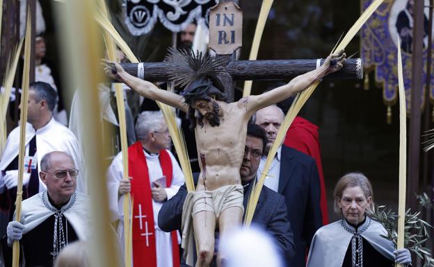 Procesión del Domingo de Ramos en la Semana Santa Marinera de Valencia.