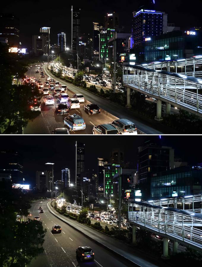 Las luces de los edificios y monumentos más representativos de 500 ciudades españolas y miles en todo el mundo se han apagado este sábado para celebrar la Hora del Planeta y concienciar al público sobre el cambio climático, una de las principales causas de pérdida de biodiversidad en todo el mundo.