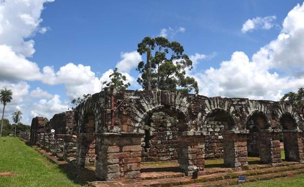 Ruinas de la Misión de la Santísima Trinidad de Paraná. 