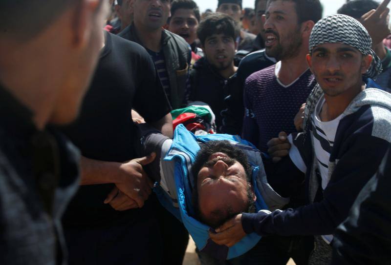 Varios muertos y centenares de heridos durante la reivindicación de los refugiados palestinos para regresar a lo que hoy es Israel