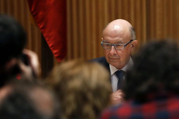 El ministro de Hacienda Cristóbal Montoro. 