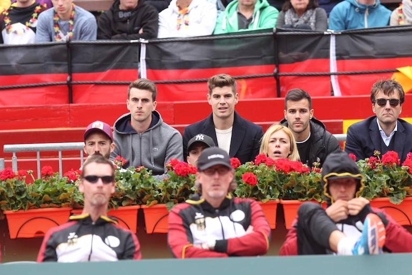 Estas son las imágenes que deja el segundo partido de individuales de la Copa Davis en la plaza de toros de Valencia