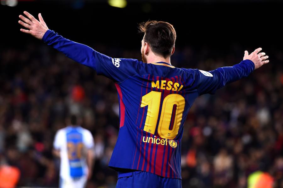 Un superlativo Leo Messi le basta al Barcelona para llevarse los tres puntos ante un combativo Leganés.