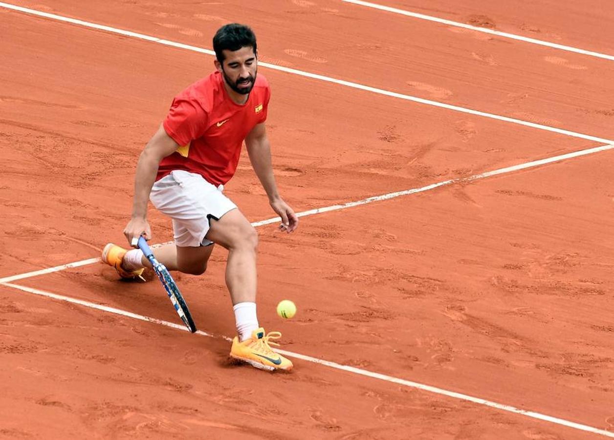 Fotos: Fotos del duelo de dobles en la Copa Davis