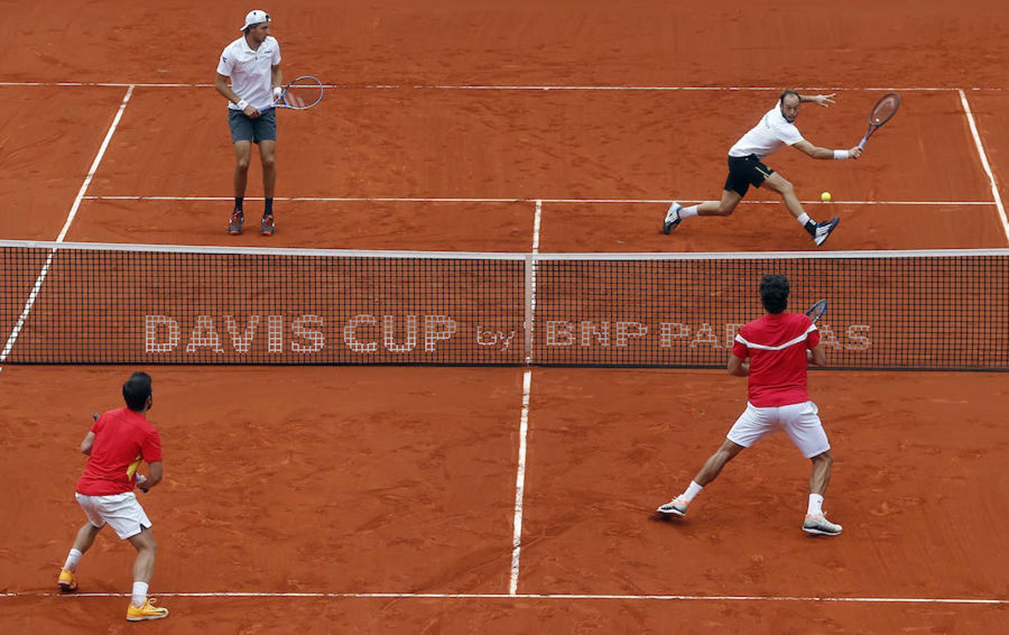 Fotos: Fotos del duelo de dobles en la Copa Davis