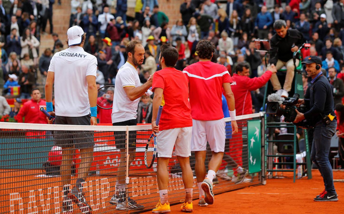 Fotos: Fotos del duelo de dobles en la Copa Davis