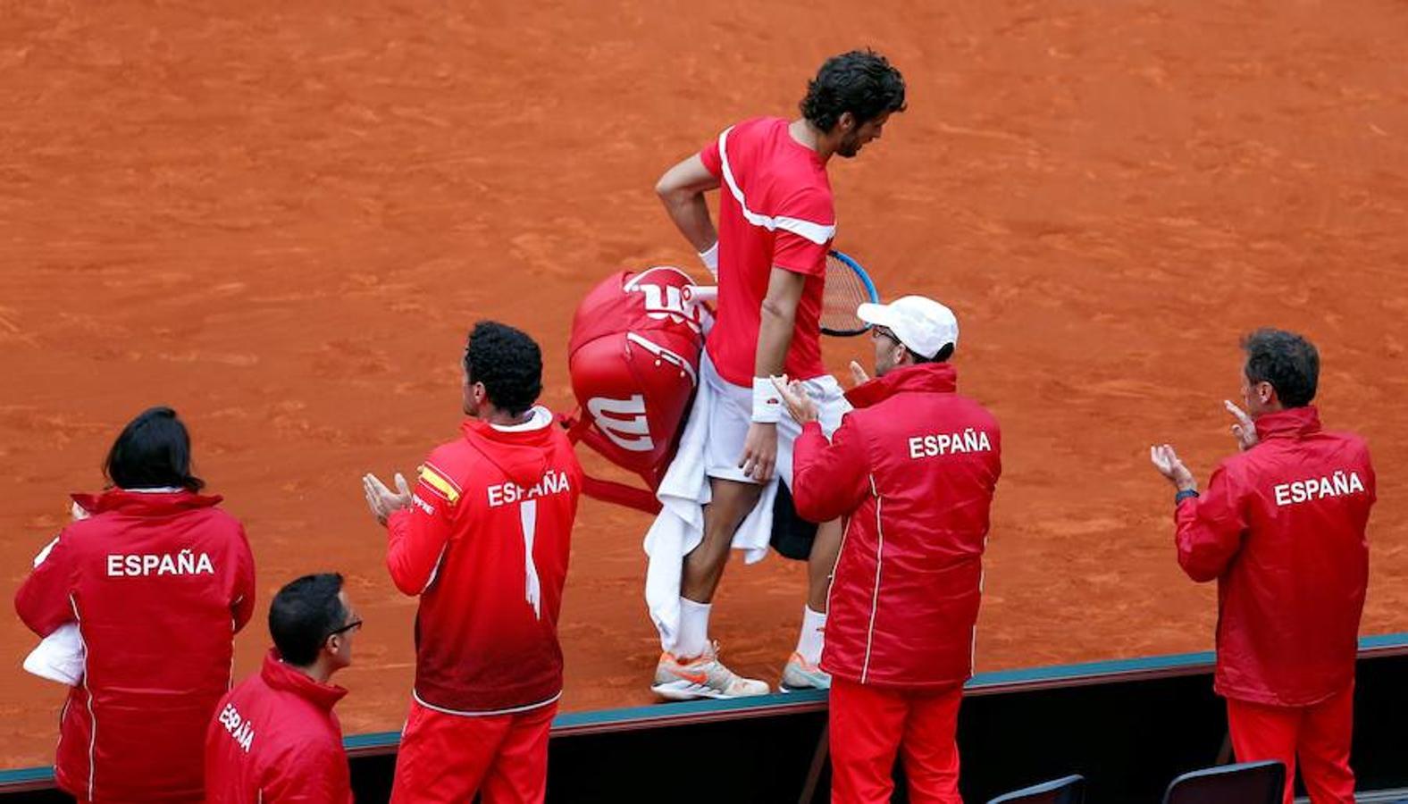 Fotos: Fotos del duelo de dobles en la Copa Davis