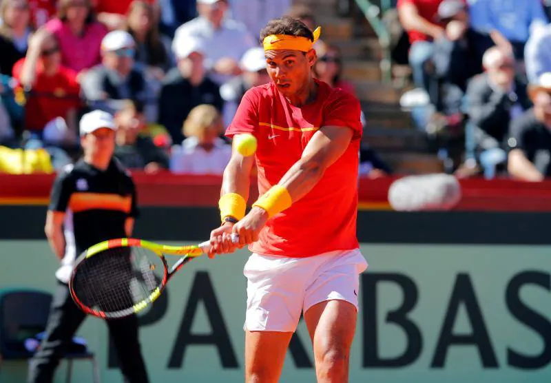 Fotos: Fotos del partido Rafa Nadal vs Zverev de Copa Davis