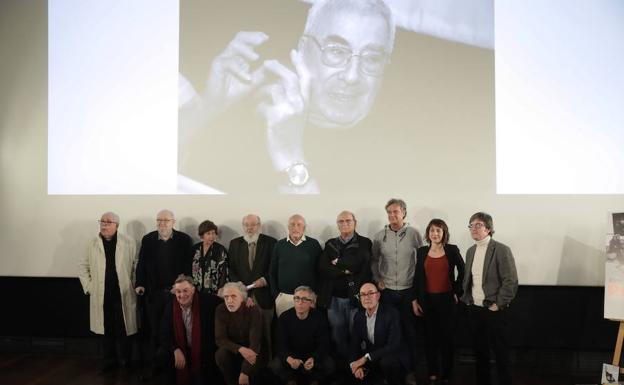 Homenaje a Rafael Azcona en en Madrid. 