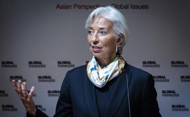 La directora general del Fondo Monetario Internacional (FMI), Christine Lagarde. 