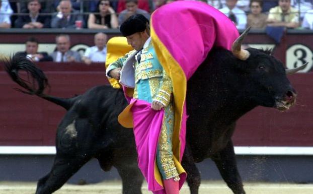 Manuel Escribano en la Feria de San Isidro de Madrid.