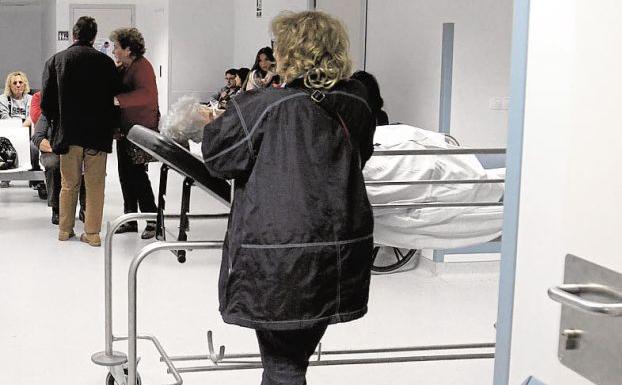 Interior del Hospital Clínico de Valencia.