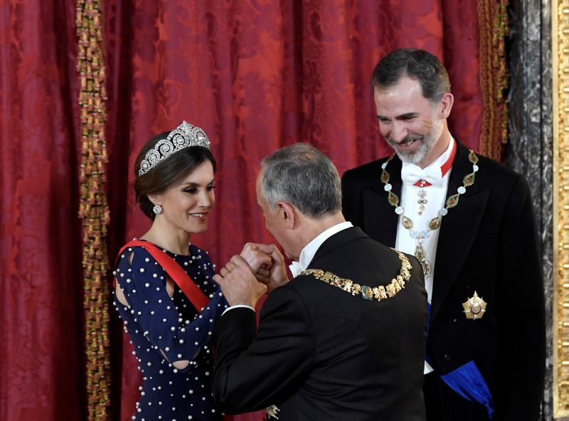 Gala celebrada en el Palacio Real con motivo de la visita de Estado del presidente portugués, Marcelo Rebelo de Sousa