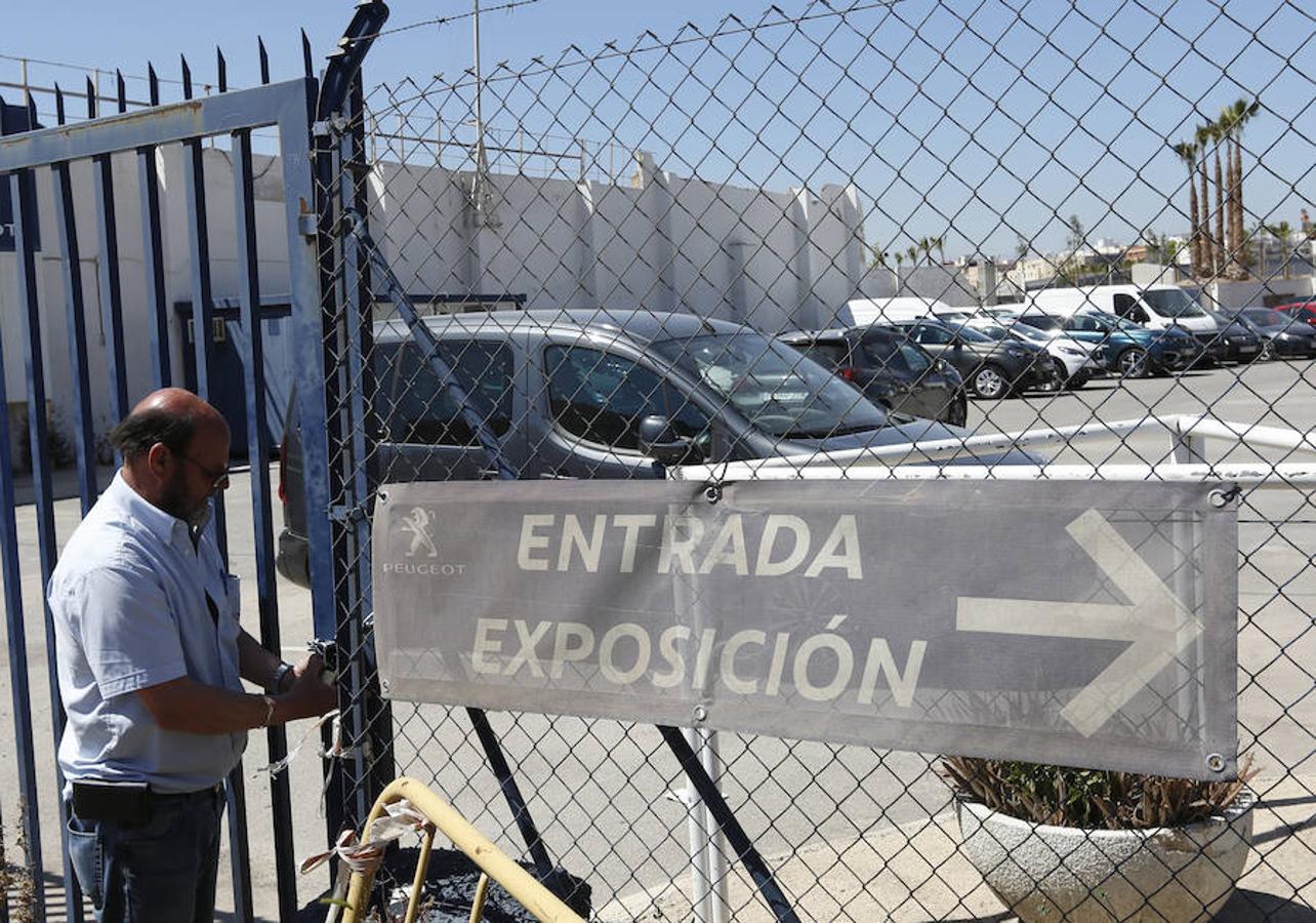 Técnicos del Ayuntamiento de Valencia se han personado este martes en las instalaciones de un concesionario situado junto al paso elevado de Giorgeta para precintar la parte afectada por las obras del Parque Central. Fuentes de la concejalía de Desarrollo Urbano han confirmado que se dejará un acceso que facilite el vaciado de vehículos.