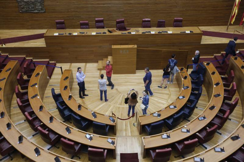 Fotos: Fotos de la jornada de puertas abiertas en Les Corts Valencianes