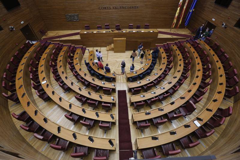 Fotos: Fotos de la jornada de puertas abiertas en Les Corts Valencianes