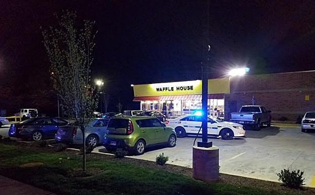 Lugar del tiroteo en Nashville, (Tennessee).