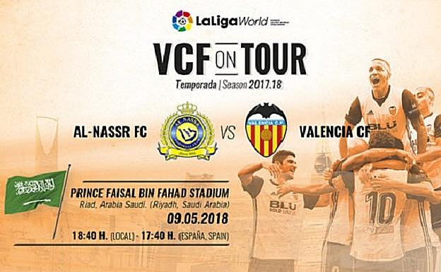 Al-Nassr FC - Valencia CF: horario y fecha del partido en Arabia Saudí