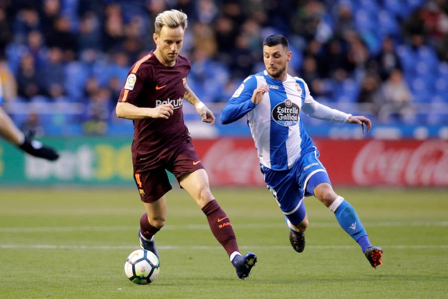 Riazor asiste a la más que probable fiesta de campeón de Liga del Barcelona, que de ganar al Deportivo se aseguraría el entorchado nacional.