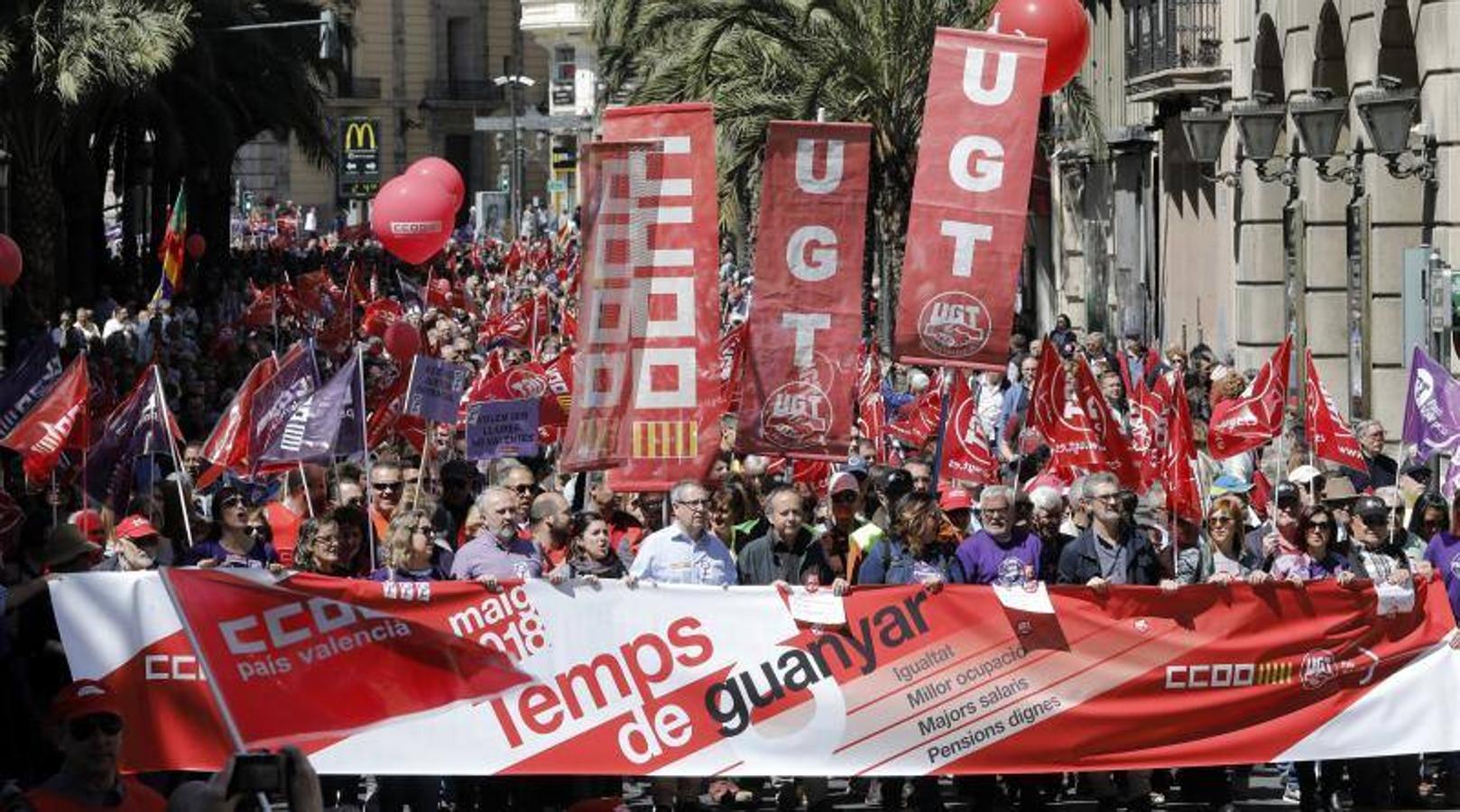 Fotos: Fotos de la manifestación del 1 de mayo de 2018 en Valencia